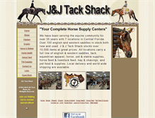 Tablet Screenshot of jjtackshack.com